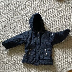 Columbia Kids' Dark Blue Hooded Puffer Jacket